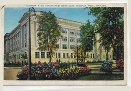 Postcard London Life Insurance Building  London  Ontario - £9.10 GBP