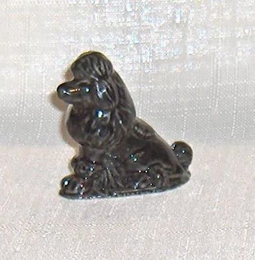 Wade   Porcelain  Black Poodle  Jenny  from  York Pennsylvania Wade Fair 1999 - $13.92