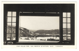 Postcard Far Hills Inn Val Morin Station   Quebec Canada - £13.47 GBP