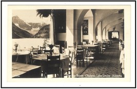 Photo Postcard  Dining Room Chateau Lake Louise Alberta  Canada - £10.65 GBP