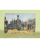 Threshing Grain Canada&#39;s Western Prairies  Vintage Postcard - £5.15 GBP