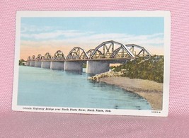 Postcard Lincoln Highway Bridge North Platte Nebraska  USA - £7.07 GBP