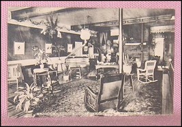 Ladies Drawing Room The Strathcona Nelson B.C. Canada Postcard - £17.53 GBP