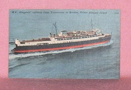 Postcard Car Ferry M.V. Abegweit Cape Tormentine to Borden P.E.I - $6.45
