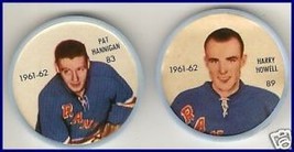 Lot of 2 Hockey Coins - Plastic - 1961-1962 - $11.66