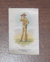 Strathcona Horse Winnipeg  Vintage Military  Cigarette Silk Number 34 - $12.50
