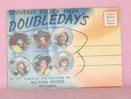 Souvenir Folder  Doubledays Western Sports Pictures Eighteen Views - $14.48