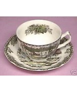 Friendly Village Cup and Saucer Johnson Bros. - $16.25