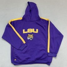 VTG Y2k LSU Tigers Hoodie 2XL Purple And Gold Starter - €25,97 EUR
