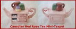 Tea Premium Mini-Teapot  Pale Pink from Canadian   Red Rose Tea - £6.81 GBP
