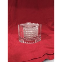 Waterford Crystal Marquis Diamond Coaster Holder, 7 Piece Set, Table Centerpiece - £115.55 GBP