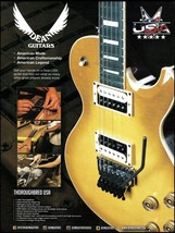 Dean Thoroughbred USA Series electric gold top guitar advertisement ad print - £3.35 GBP