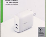 Belkin - 40W Dual Port USB C Wall Charger - USB Type C Charger Fast Char... - £10.73 GBP