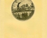 Missouri Athletic Club 1958 Menu First Railroad Train West of Mississipp... - $34.74