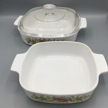 Corning Ware L’Echalote  Set Of 2Casserole Dishes 2 Quart  &amp; 1 quart - £26.58 GBP