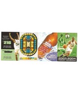 Boston Celtics Bud Light 2003-04 Pocket Schedule Paul Pierce Antoine Walker - $1.50