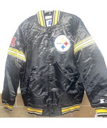 Starter Pittsburgh Steelers Satin Full Snap Jacket Men&#39;s Size M $140 MSR... - £87.16 GBP