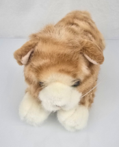 Vintage plush Orange Tabby Cat by Russ Berrie &quot;Dempsey&quot; stuffed animal 8&quot; - £9.94 GBP