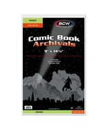 10 packs of 10 (100) BCW 9&quot; x 14 ½&quot; Graded Comic Book 4-MIL Mylar Sleeves - €119,04 EUR
