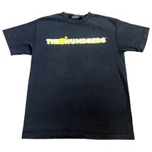 Vintage The Hundreds Men’ T Shirt Spellout Classic Bomb Logo Sz M Black Y2K - $12.82