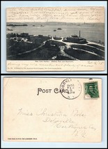 NEW YORK Postcard - NYC, NY Harbor, Battery Park &amp; Aquarium O35 - £2.53 GBP