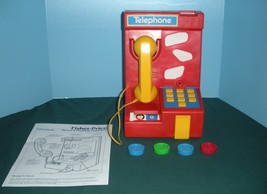 Rare Vtg. Fisher Price #2021 Record &amp; Playback Telephone COMPLETE/NEAR Mint! (B) - £63.20 GBP