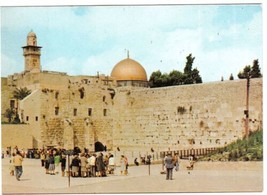Israel Postcard Jerusalem Western Wailing Wall A - £2.31 GBP