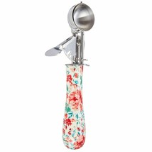 Pioneer Woman Gorgeous Garden Cookie Dough Scoop Dropper Flower Stainles... - $18.47