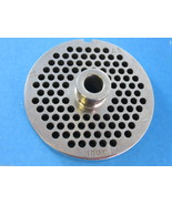 #22 x 1/4&quot; w/ HUB Meat Food Grinder Plate Disc Hobart Cabelas LEM Weston... - $22.30