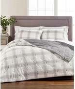 Martha Stewart Collection Tufted Plaid Quilted Standard Sham - £27.53 GBP