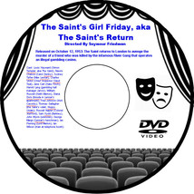 The Saint&#39;s Girl Friday (The Saint&#39;s Return) 1953 DVD Film Mystery  Seymour - £3.92 GBP