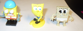 Nickelodeon SpongeBob SquarePants 3 piece Collector Toy Mini Figures - £4.30 GBP