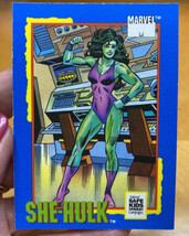 She-Hulk 1991 Impel National Safe Kids Campaign Marvel Trading Card - £3.90 GBP
