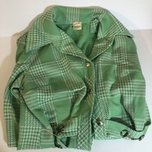 Vintage Green Women&#39;s Light Jacket 16 Sh3 - £7.00 GBP