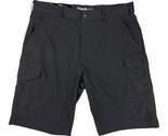 Iron Co Stretch Performance Hybrid Cargo Shorts BlackSoot Size 36 NO TAGS - £11.93 GBP