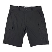 Iron Co Stretch Performance Hybrid Cargo Shorts BlackSoot Size 36 NO TAGS - £11.67 GBP