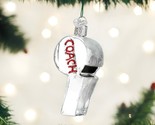 OLD WORLD CHRISTMAS COACH&#39;S WHITSLE GLASS CHRISTMAS ORNAMENT 36205 - $14.88