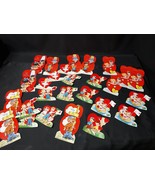 NEW OLD STOCK 1950s Lot Of 27 Children&#39;s Diecut Valentines Cards USA Unused - €42,75 EUR