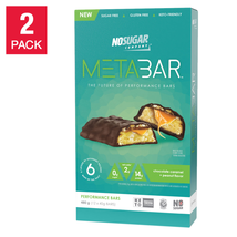 No Sugar METABAR Chocolate Caramel and Peanut Flavor 12-Count, 2-Pack - £51.39 GBP