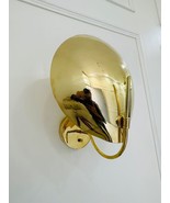Curved Shade Wall Lamp Handmade Vintage Modern Brass Wall Sconce Light F... - £82.18 GBP