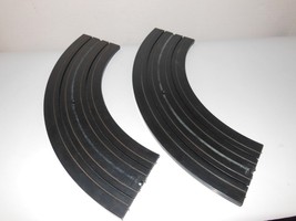 AURORA MODEL MOTORING- TWO SECTIONS OF 1519 - 9&quot; RADIUS CURVE TRACK W/PI... - £2.74 GBP