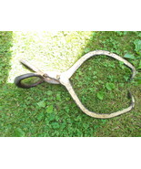 Ice Block or Hay Bale Tongs marked Staats of Staats Oil, Malvern PA - $58.75