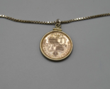 Kalakaua I King of Hawaii 1/4 Dollar 1883 Sterling Silver Coin Box Chain... - £94.75 GBP