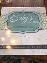 Baby&#39;s First Year Undated Wall Calendar - £16.75 GBP