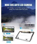 NSEE 9100WF License Plate WIFI Car Rear View Reversing BackUp Camera NTS... - $98.15