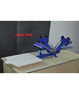 Open Box! 4 Color 1 Station Screen Printing Press Printer T-shirt DIY Su... - $165.35 CAD