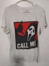 Ghost Face Call Me Men&#39;s Graphic T-Shirt Size 2XL - £15.27 GBP