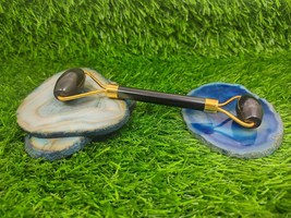 Black Obsidian Natural Crystal Face Roller, Facial Roller Massager, Gems... - $1,288.16 MXN+