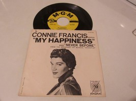 Connie Francis   My Happiness  45  and Picture Sleeve - £19.13 GBP