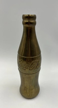 Iconic solid brass Coca Cola Soda Pop Art Sculpture 7.25&#39;&#39; bottle collectible - £32.54 GBP